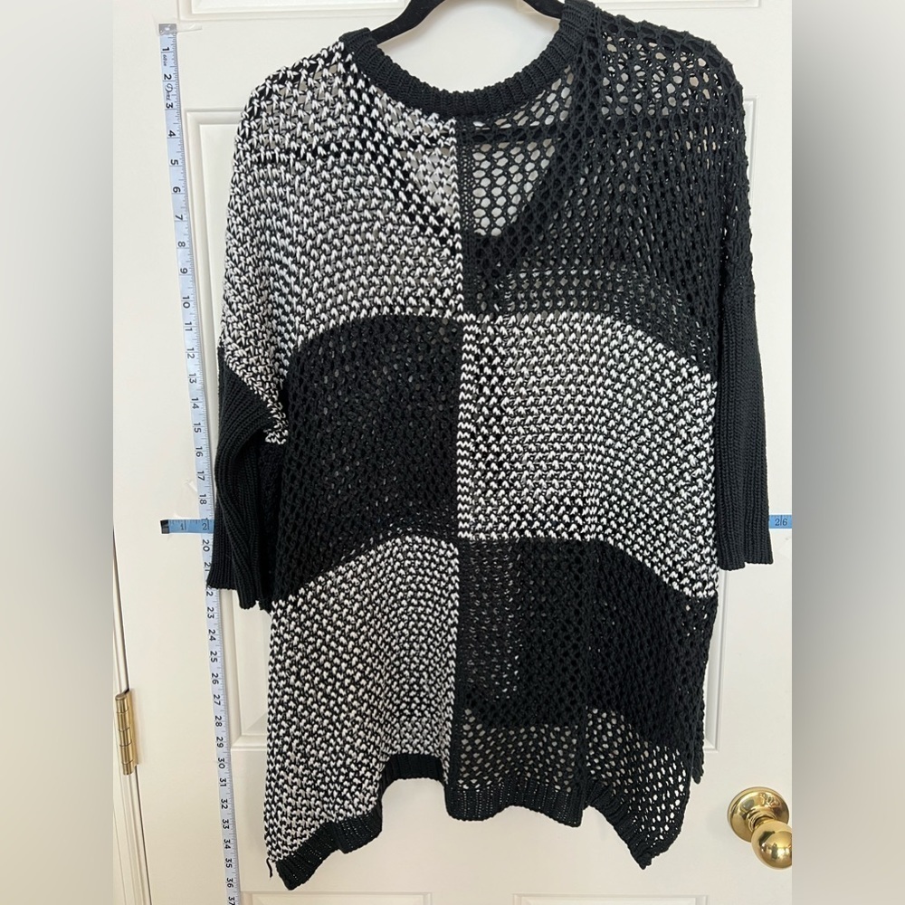 Cato oversized mesh sweater, S/M - Picture 5 of 10